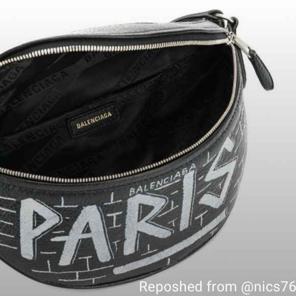AUTHENTIC BALENCIAGA GRAFFITI PRINT BELT BAG!!!!!!! INCREASED IN VALUE O… - Picture 1 of 6